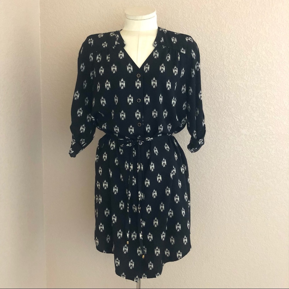 41 Hawthorn black and white print shirt dress